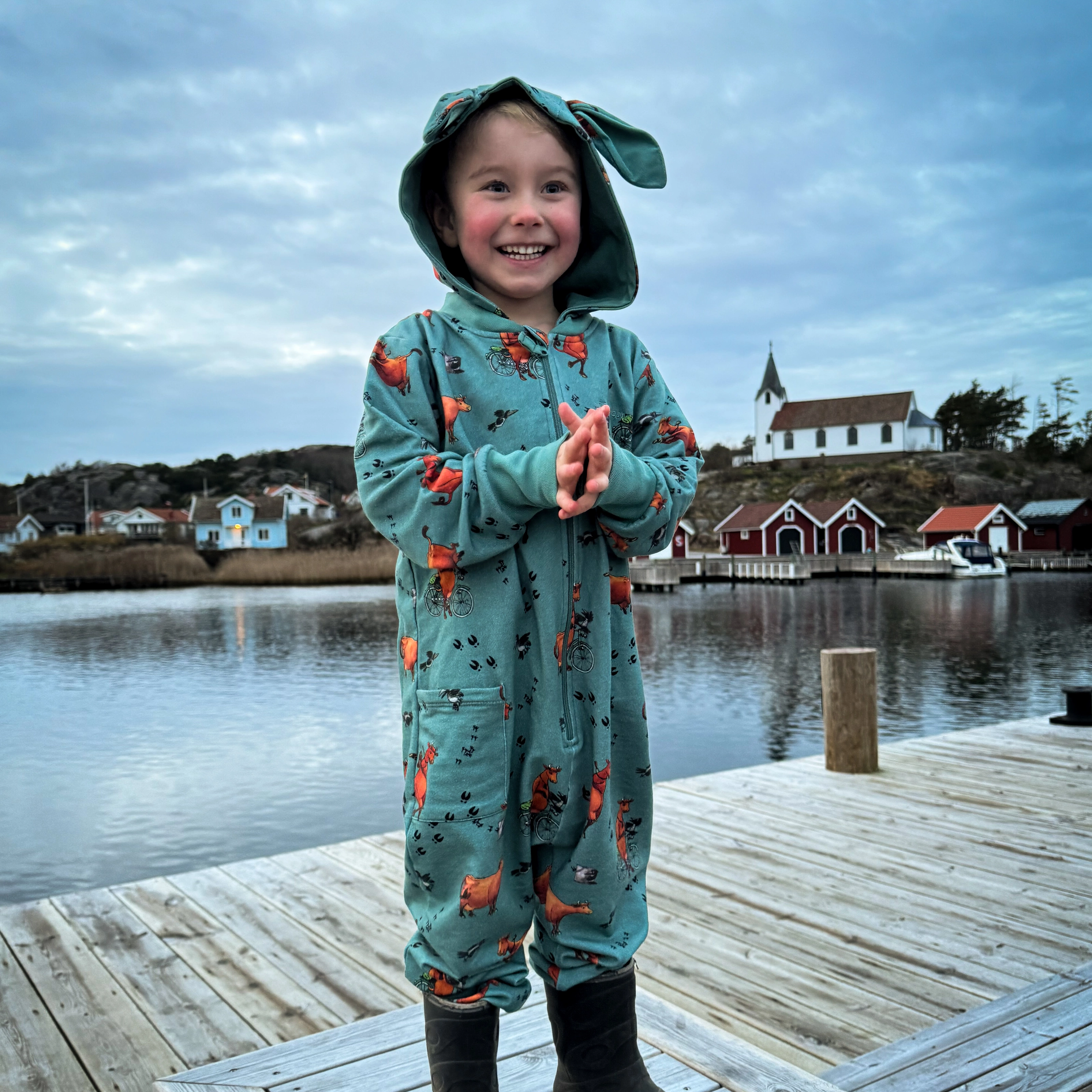 Mamma Mu College jumpsuit Green haze