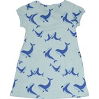 Singoalla dress L.blue whale  122/128