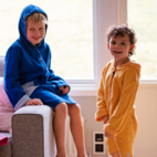 Kids Bathrobe Orange str