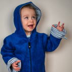 Kids Bathrobe Blue str