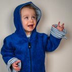 Kids Bathrobe Blue str 134/140