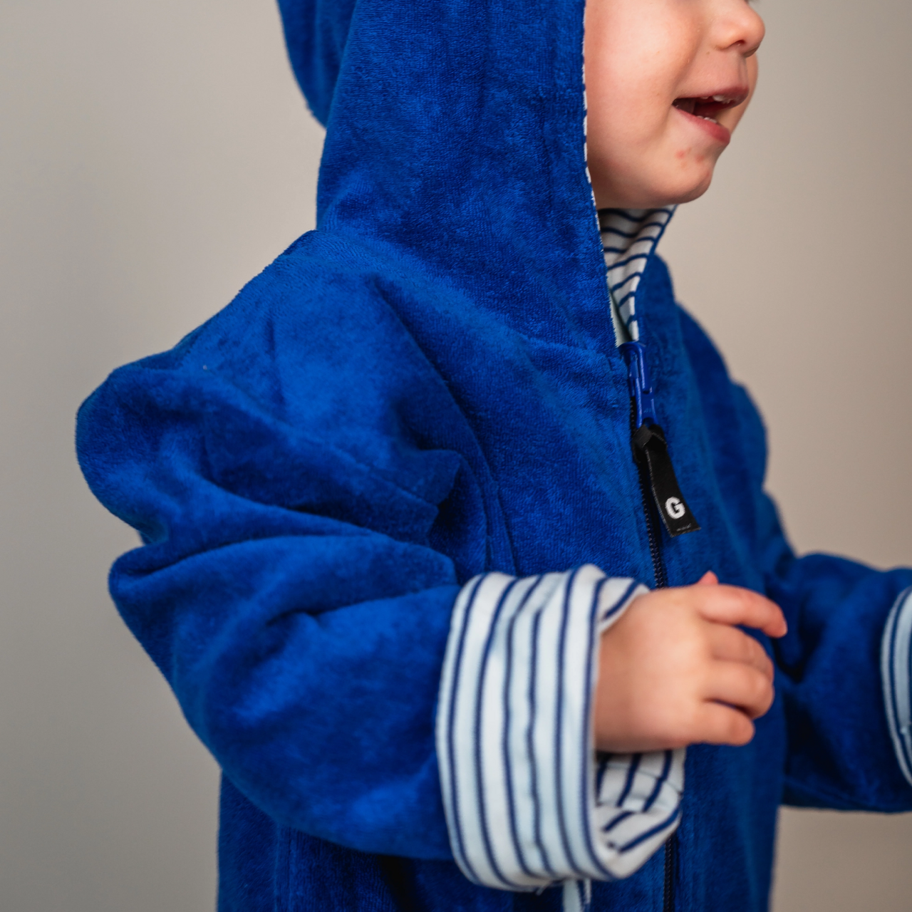 Kids Bathrobe Blue str 86/92