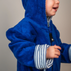 Kids Bathrobe Blue str 110/116