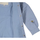 Vindjacka skjortmodell Dusty Blue 110/116