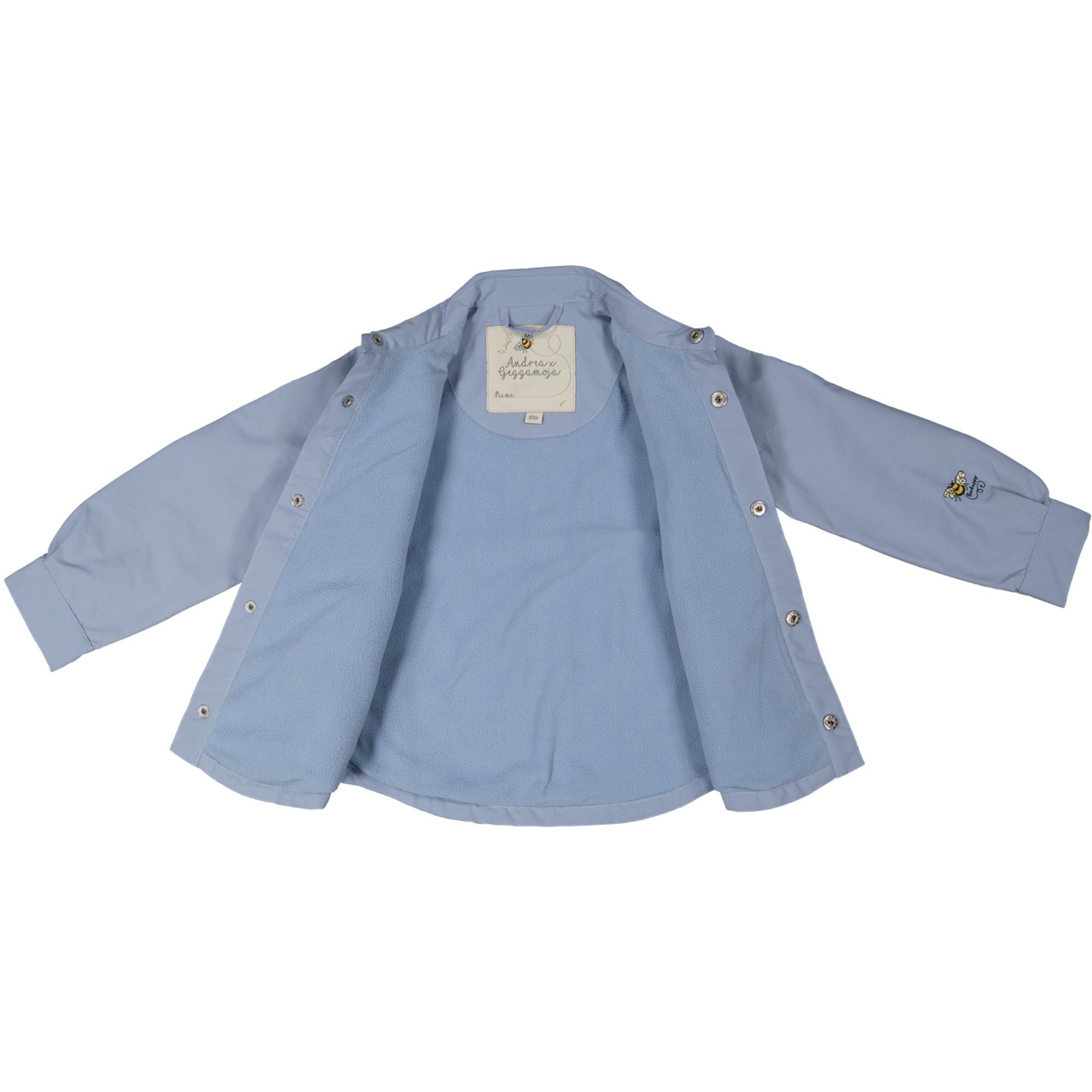 Vindjacka skjortmodell Dusty Blue 86/92