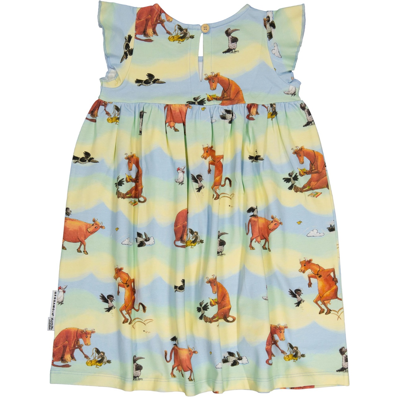 Flared dress Mamma Moo Multi pastel 110/116