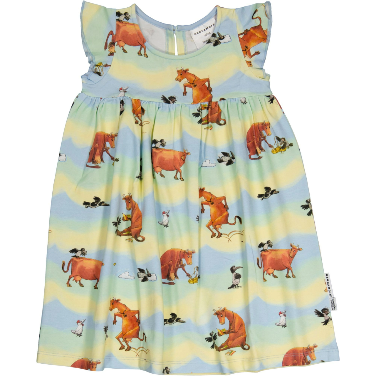 Flared dress Mamma Moo Multi pastel 74/80