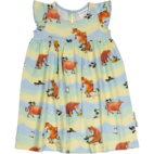 Flared dress Mamma Moo Multi pastel 110/116