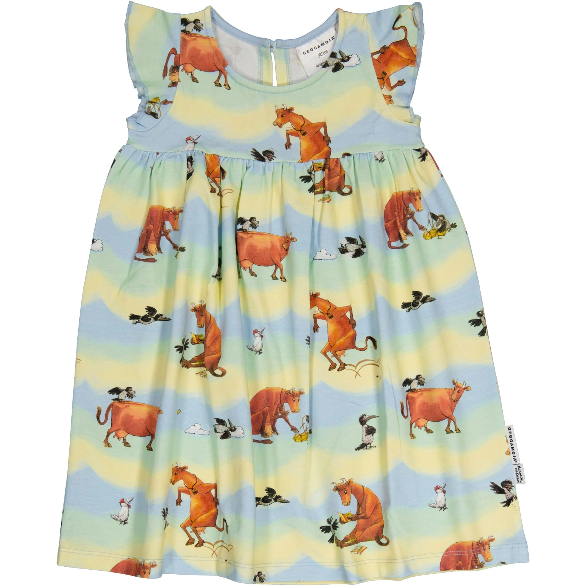 Flared dress Mamma Moo Multi pastel