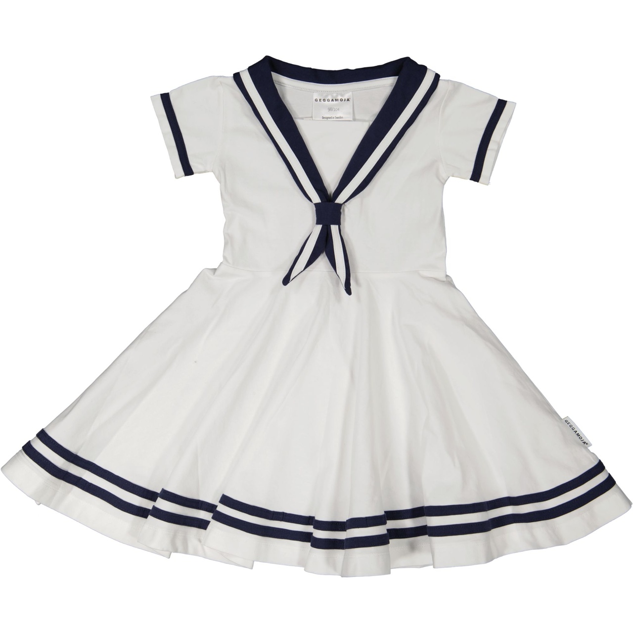 Sailor dress White 110/116