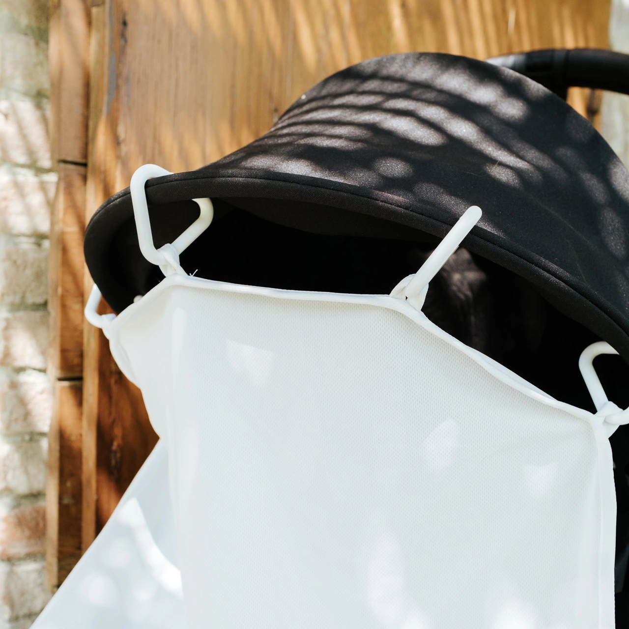 Barnvagnsgardin  UV 50+  Offwhite