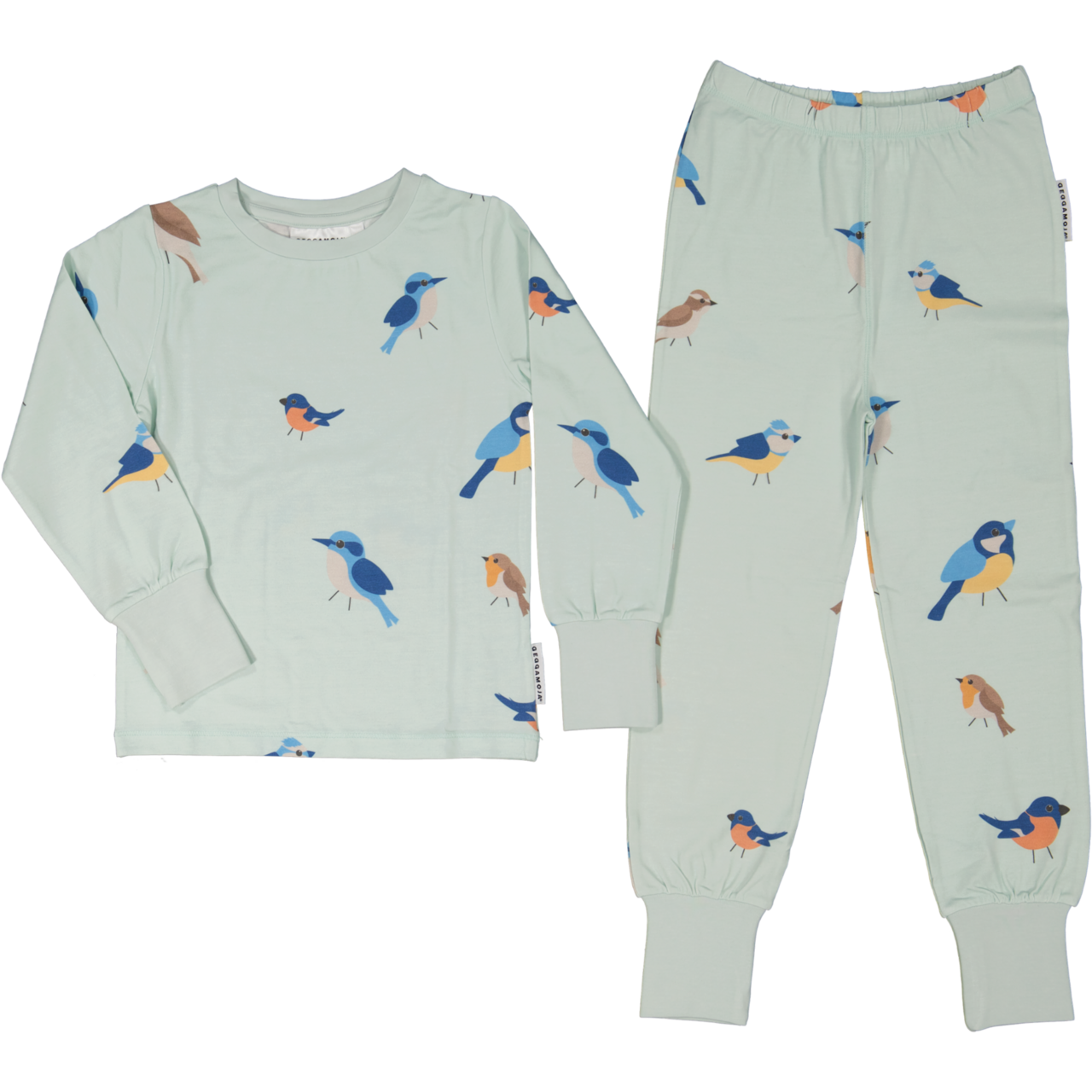 Pyjamas tvådelad Green bird 86/92