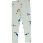 Bamboo leggings Green birds 62/68