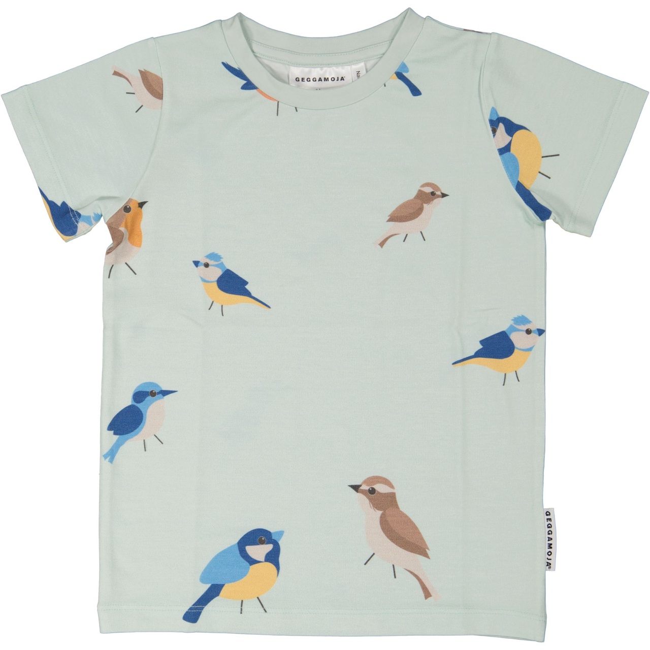 Bamboo T-shirt Green birds 98/104