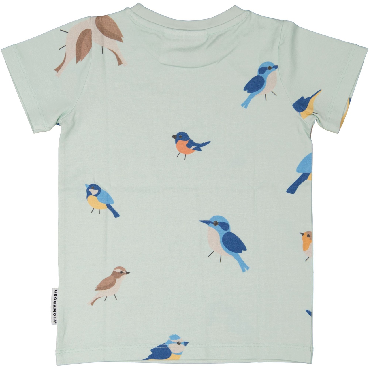 Bamboo T-Paita vihreä birds 74/80