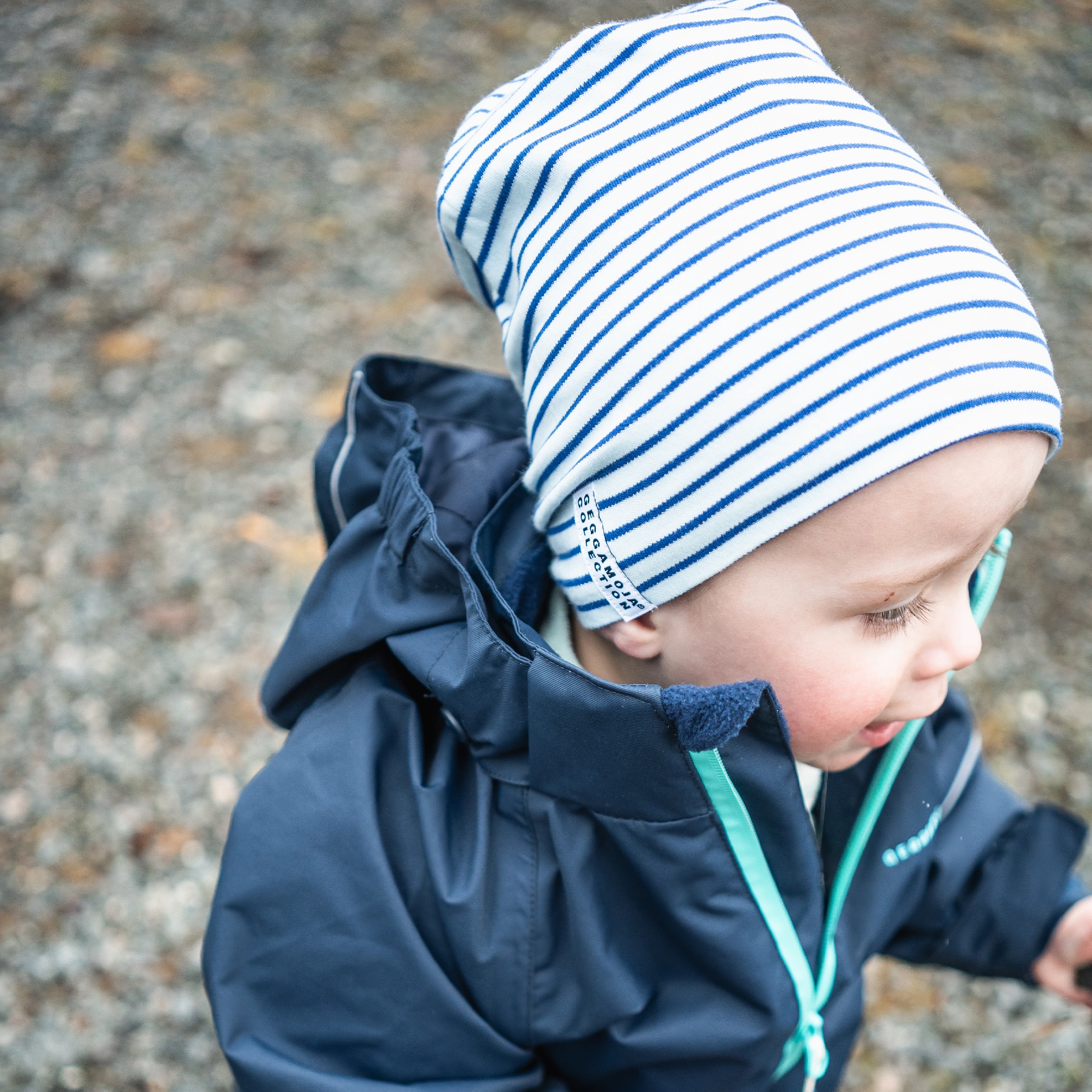 Topline Beanie Blau