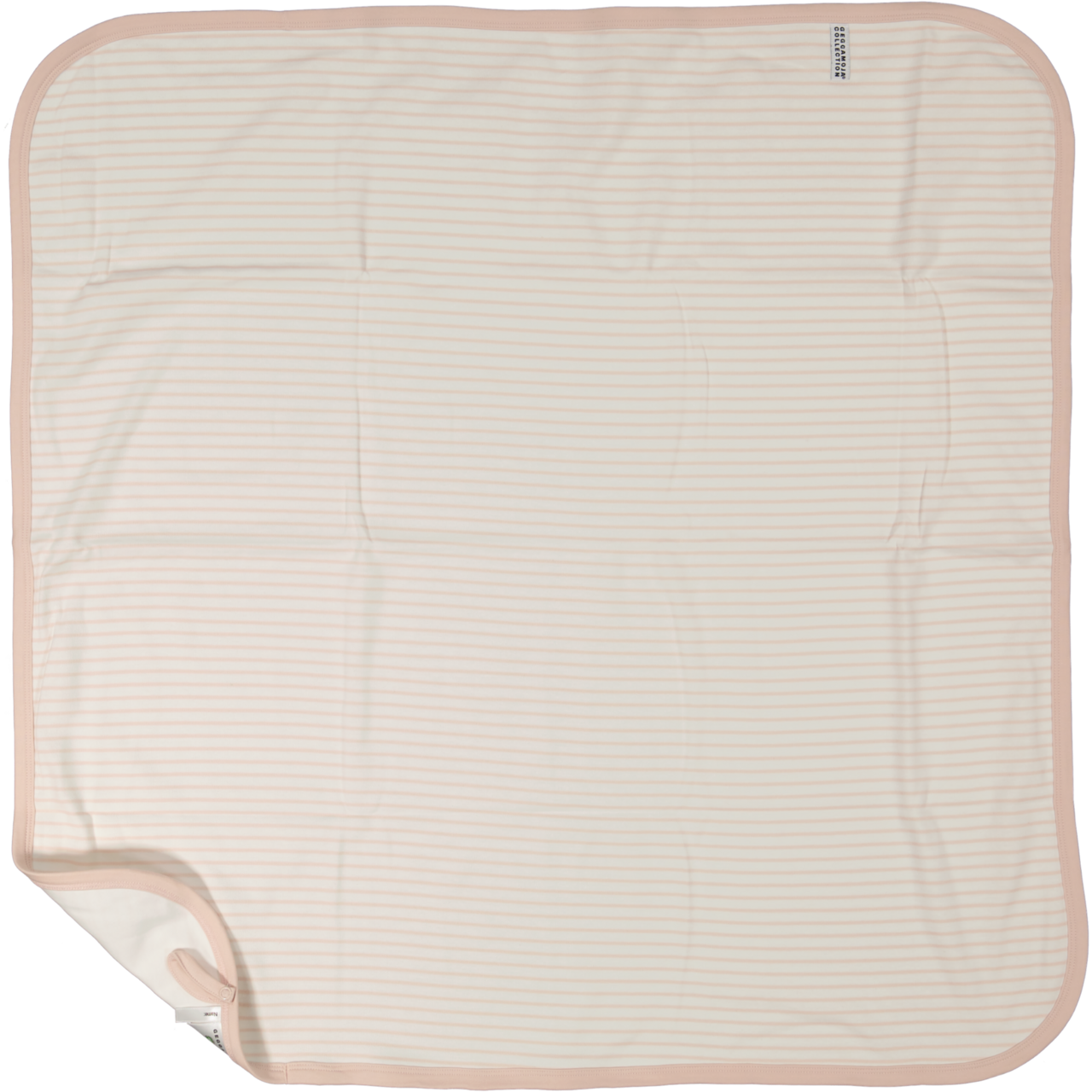 Baby blanket L.pink/offwhite