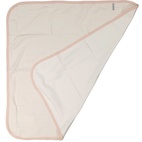 Baby blanket L.pink/offwhite