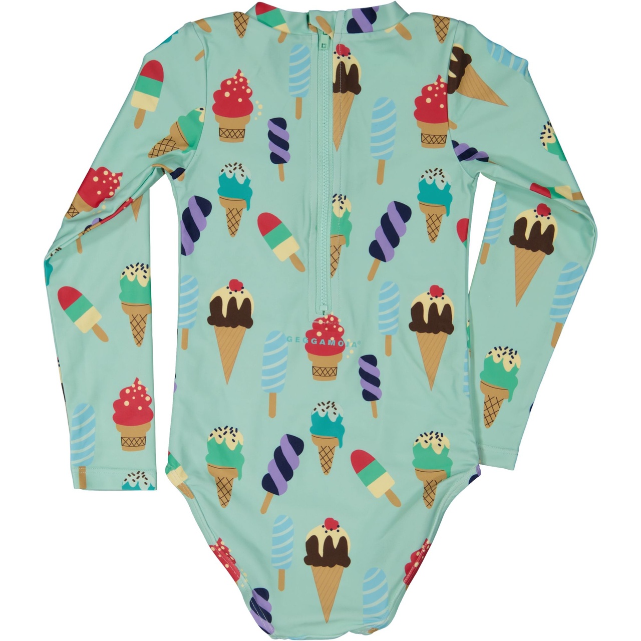 UV-Swim suit L.S Mint Ice Cream  110/116