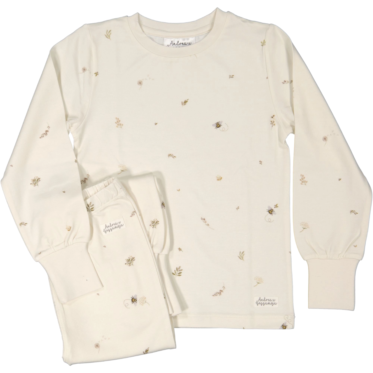 Pyjamas tvådelad Bambu Sweet nature Beige 98/104