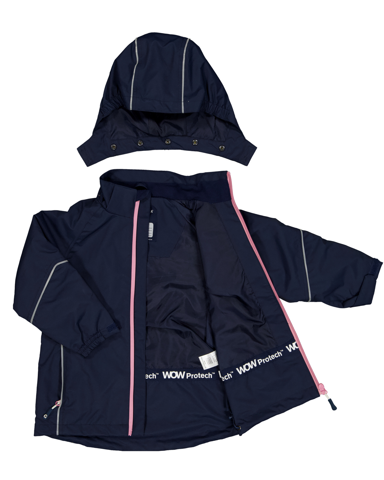 Shell-Jacke Navy/Pink 98/104