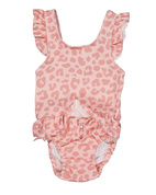 UV Baby swim suit Pink Leo  62/68