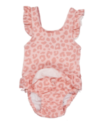 UV Baby swim suit Pink Leo  50/56