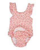 UV Baby swim suit Pink Leo  74/80