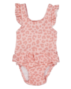 UV Baby swim suit Pink Leo  62/68