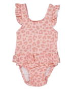 UV Baby swim suit Pink Leo  50/56