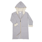 Bathrobe female Classic Grey/beige-offw  S