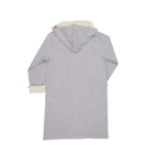 Bathrobe female Classic Grey/beige-offw  L