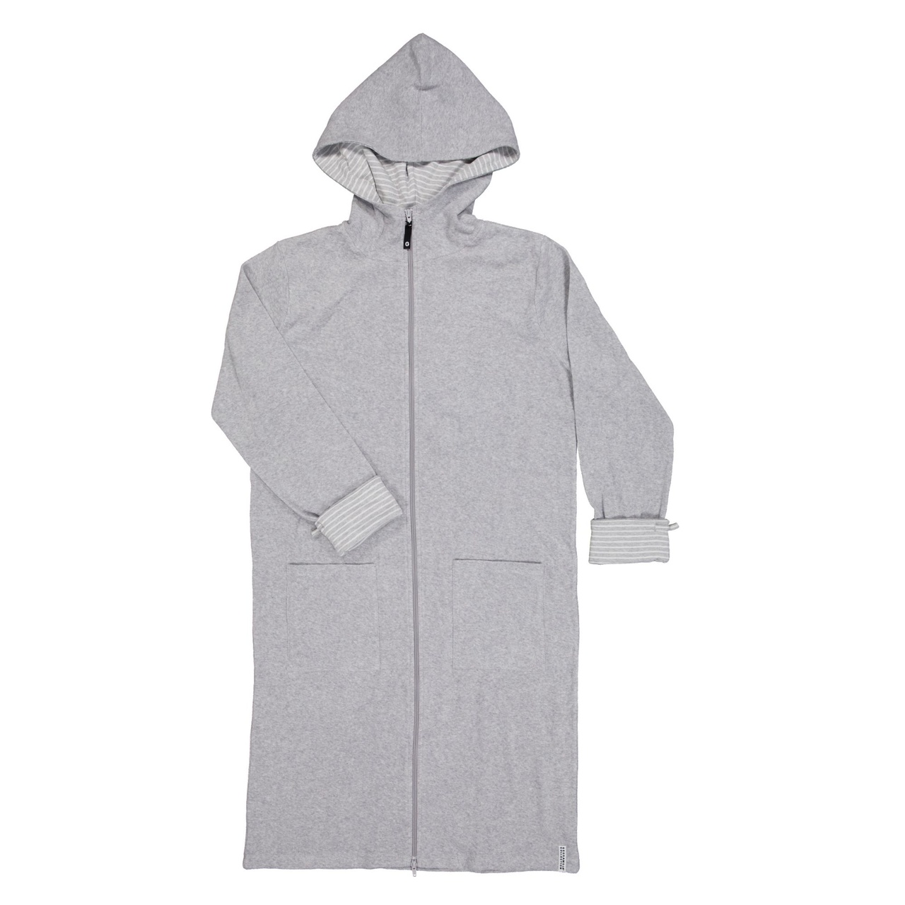 Bathrobe male Classic Grey/Grey-white  M