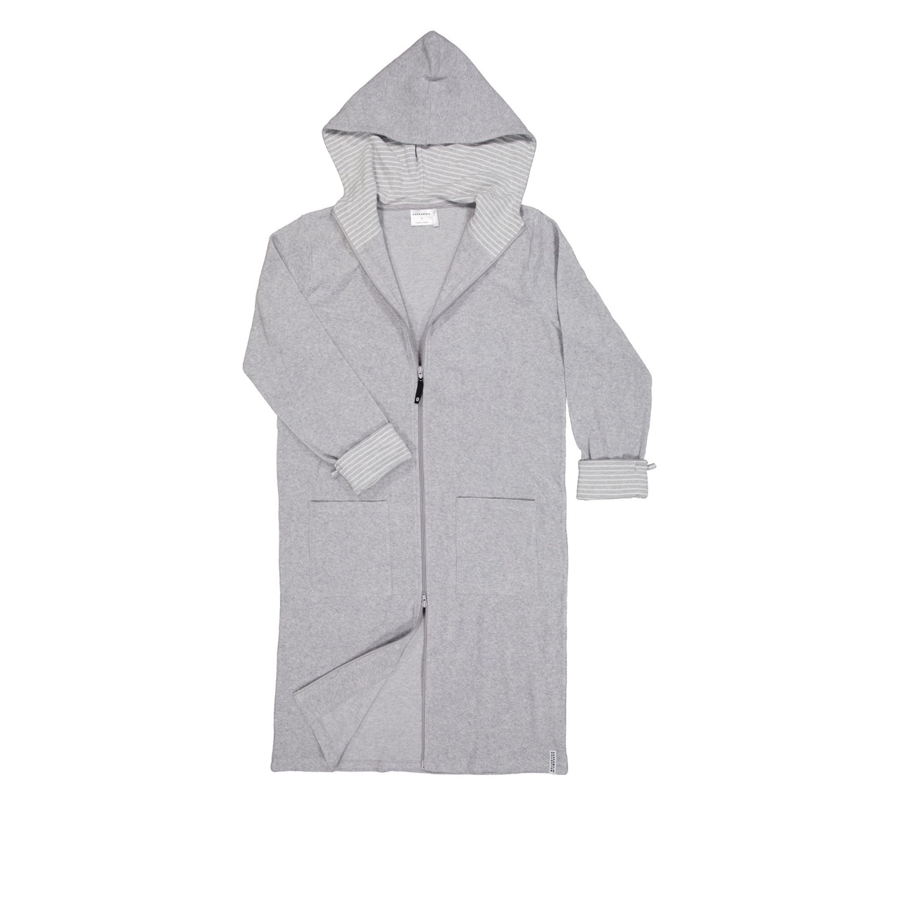 Bathrobe male Classic Grey/Grey-white  M