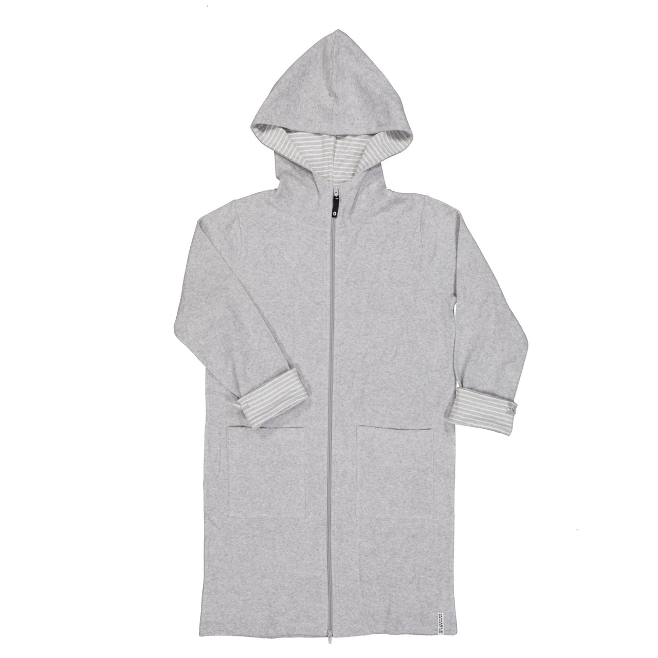 Bathrobe female Classic Grey/Grey-white  XS