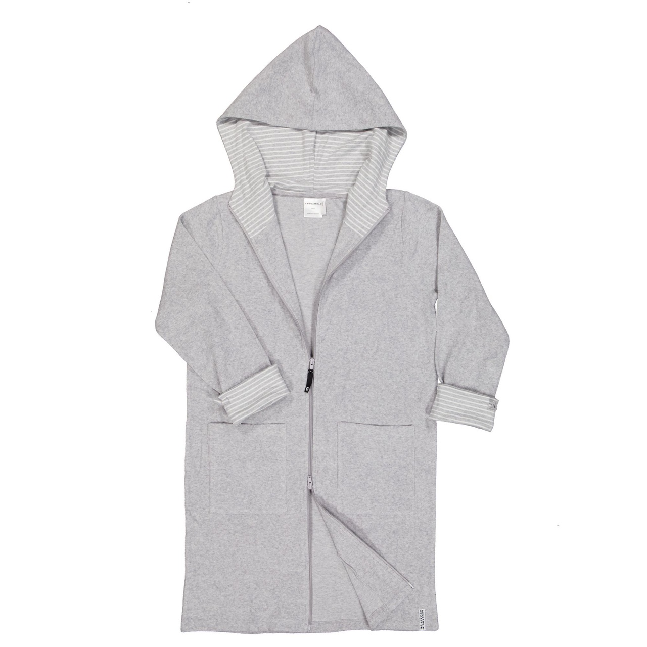 Bathrobe female Classic Grey/Grey-white  M