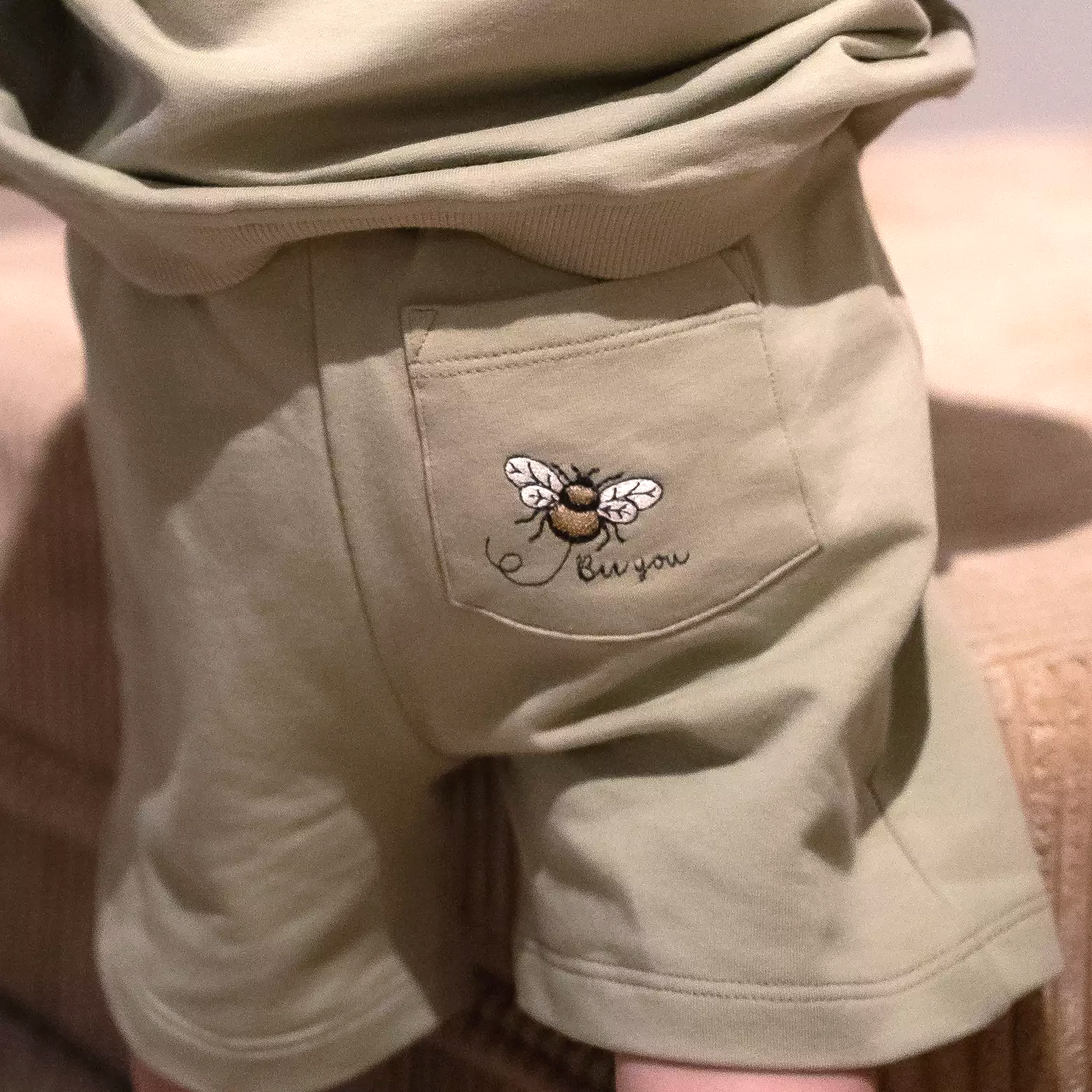 College Shorts Olive