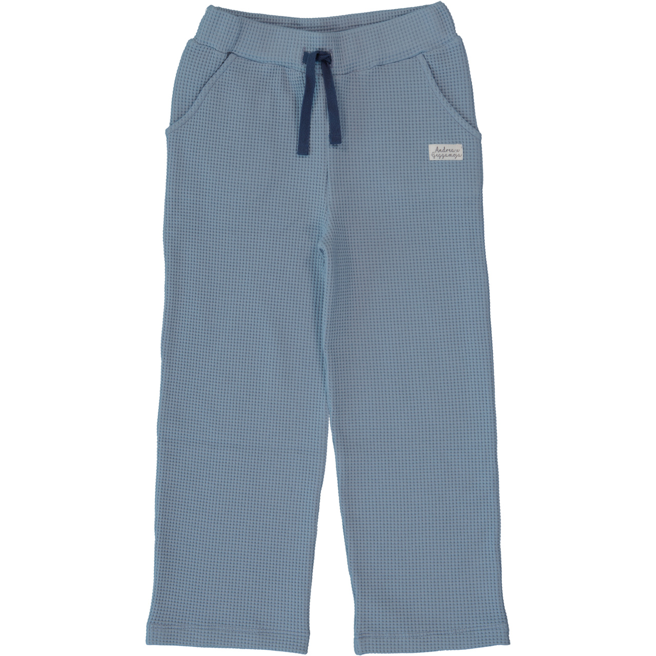 Byxor Waffle Dusty Blue 110/116