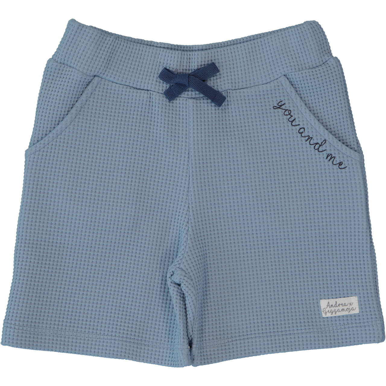 Shorts Waffle Dusty Blue 110/116