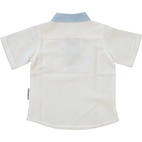 Linnen Shirt S.S White 86/92
