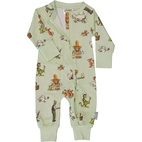 Pyjamas 2-way zip Pettson and Findus Light green 62/68