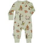 Pyjamas 2-way zip Pettson and Findus Light green 98/104