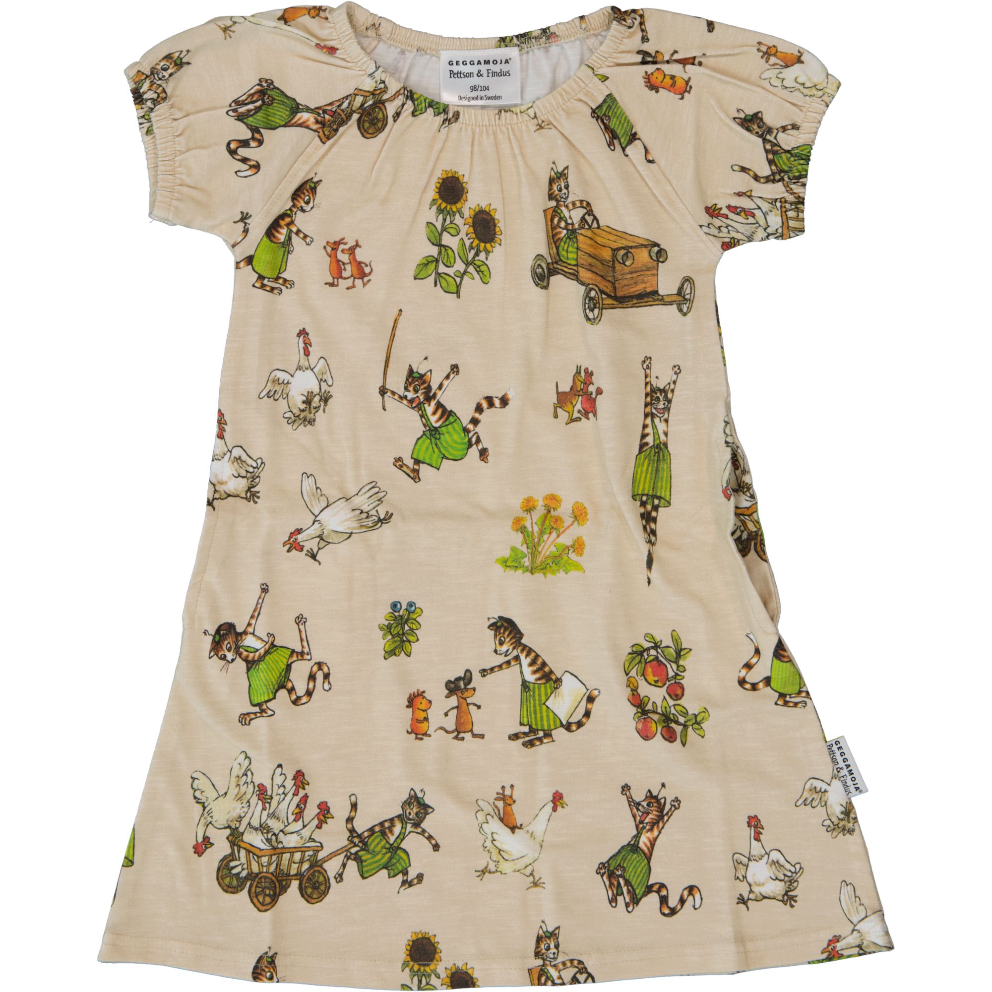 Singoalla dress Pettersson und Findus Beige