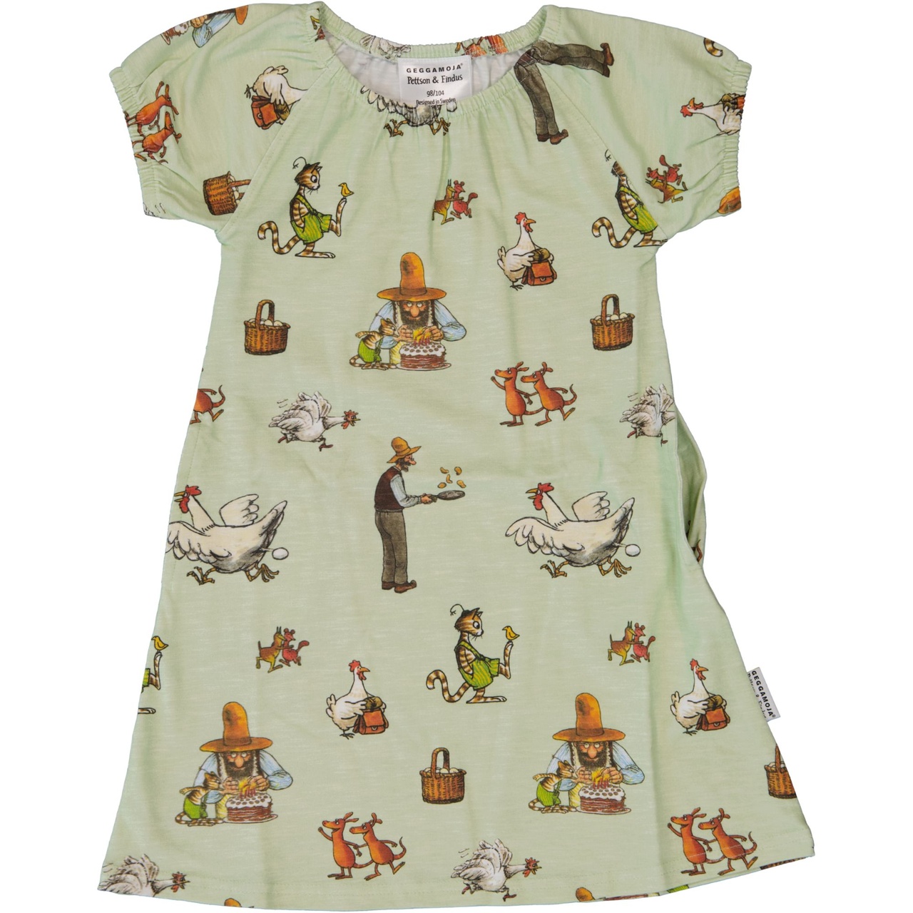 Singoalla dress Pettersson und Findus Light green