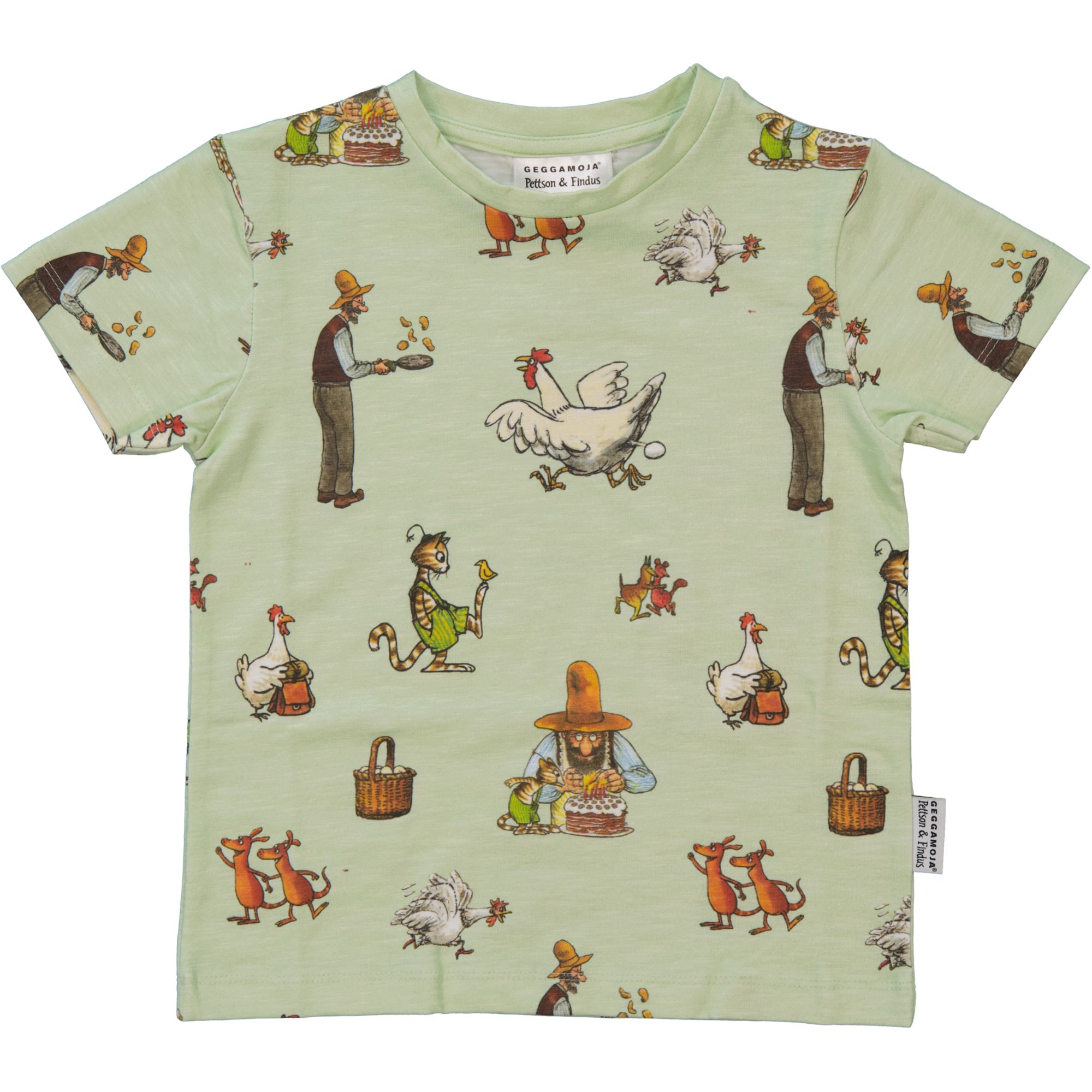 T-shirt Pettson und Findus Light green