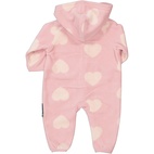 Single fleece overall Pink Heart 50/56