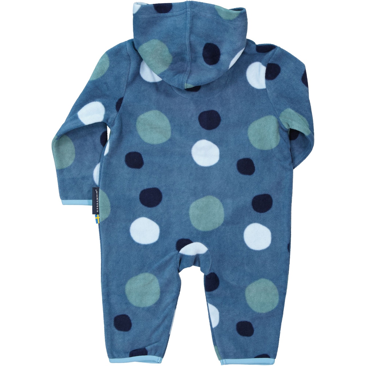 Fleece overall Multi dots blue 50/56