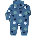 Fleece overall Multi dots blue 62/68