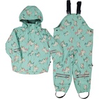 Vuorelliset sadevaatteet Unicorn Mint 86/92