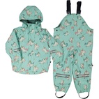 Rain set fleece Unicorn mint